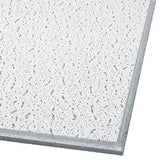 Armstrong Ceilings 24-in x 24-in Fissured Drop Acoustic Panel Ceiling Tiles, Tegular Edge, 16-Pack (64 sq ft), White
