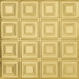 Armstrong Ceilings 24-in x 24-in Metallaire Small Panels Lacquered Steel Metal/Tin 15/16-in Drop Panel Ceiling Tiles