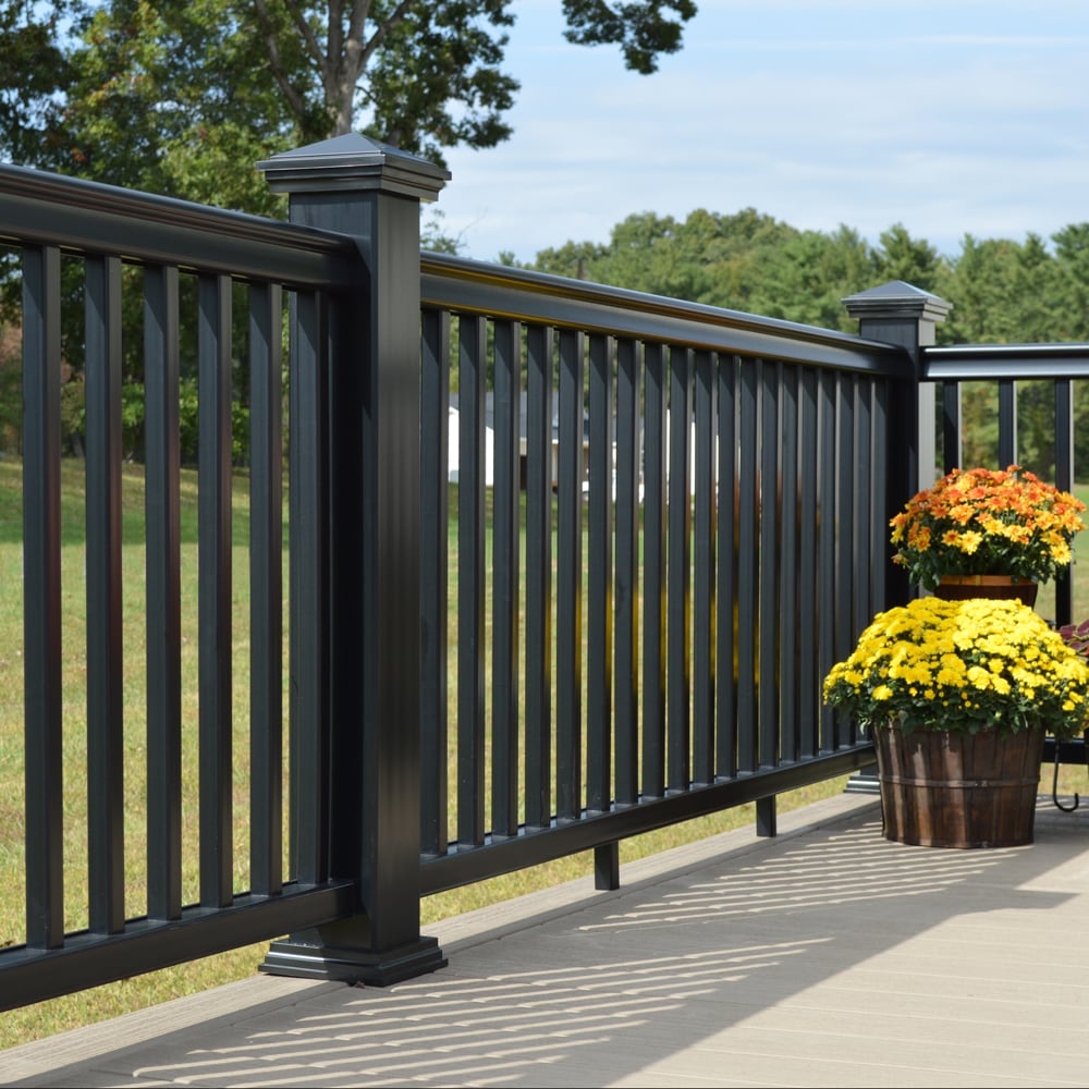 Fiberon 5-in x 5-in Obsidian PVC Deck Post Cap