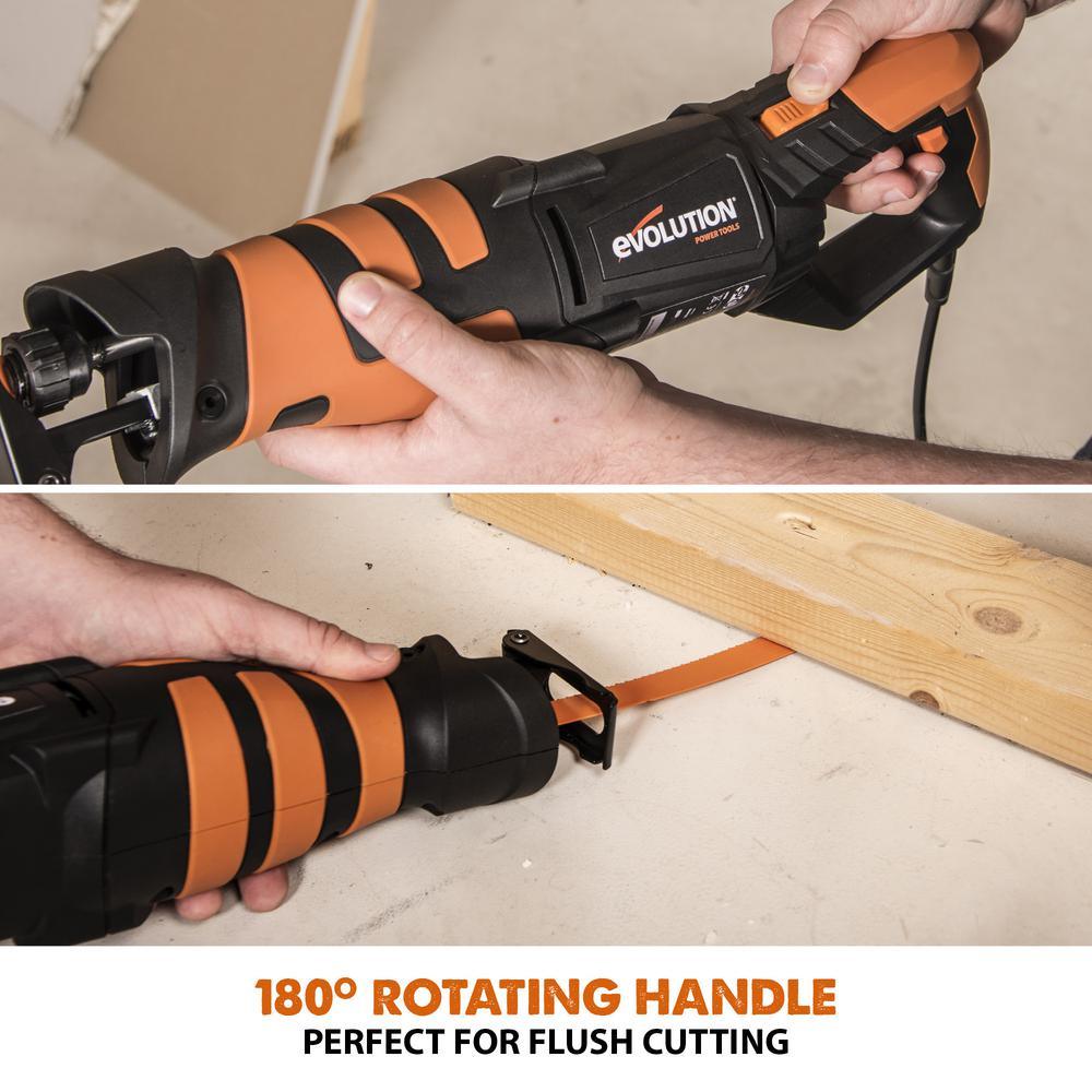 7 Amp Multi-Material Reciprocating Saw with 4-Blades - Super Arbor