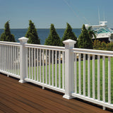 Fiberon 5-in x 5-in Tranquil White PVC Deck Post Cap