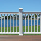 Fiberon 5-in x 5-in Tranquil White PVC Deck Post Cap