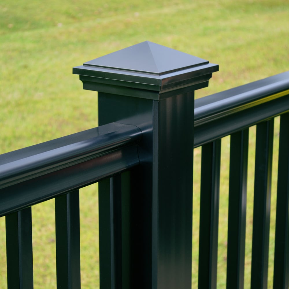 Fiberon 5-in x 5-in Obsidian PVC Deck Post Cap