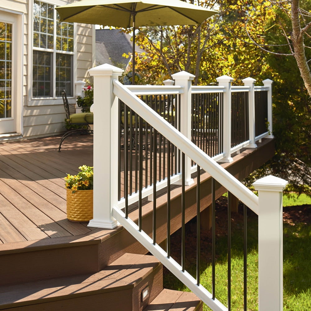 Fiberon 5-in x 5-in Tranquil White PVC Deck Post Cap