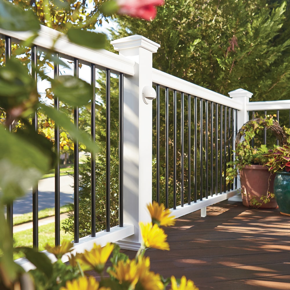 Fiberon 5-in x 5-in Tranquil White PVC Deck Post Cap