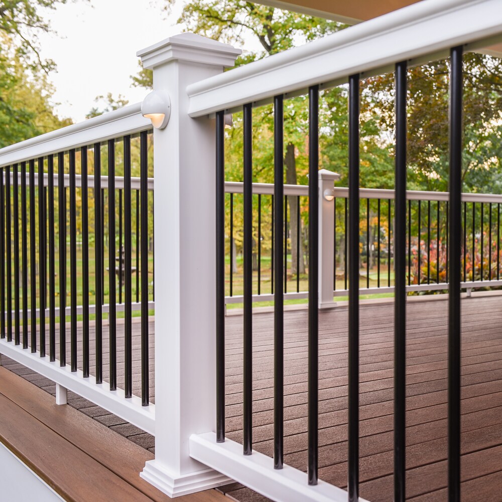 Fiberon 5-in x 5-in Tranquil White PVC Deck Post Cap