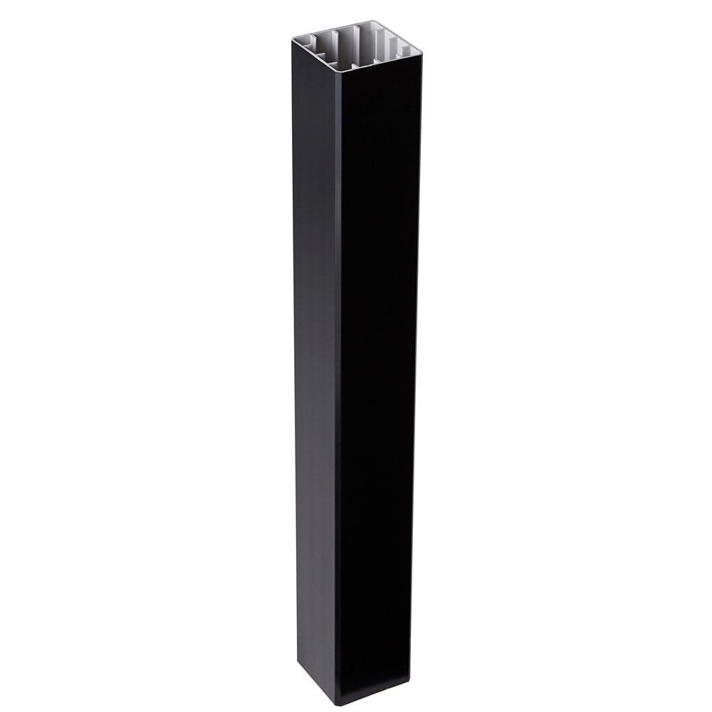 Fiberon 5.1-in x 5.1-in x 9-ft Obsidian Composite Deck Post Sleeve