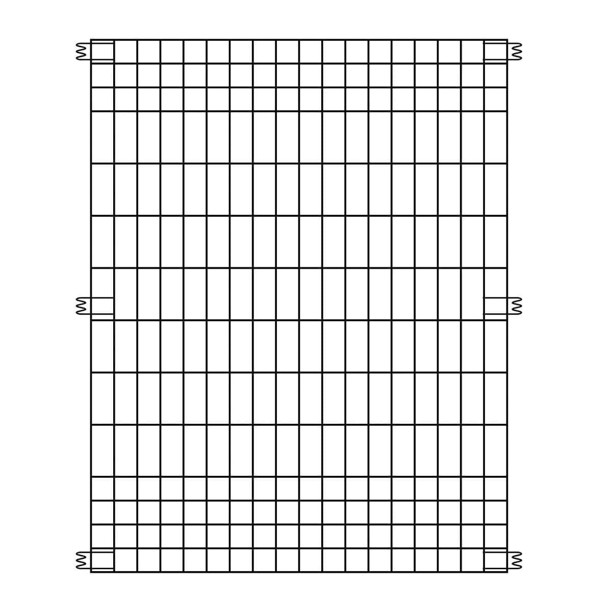 YARDLINK 3-ft W Powder-coated Galvanized Steel Flat-top No Dig Garden Fence Panel