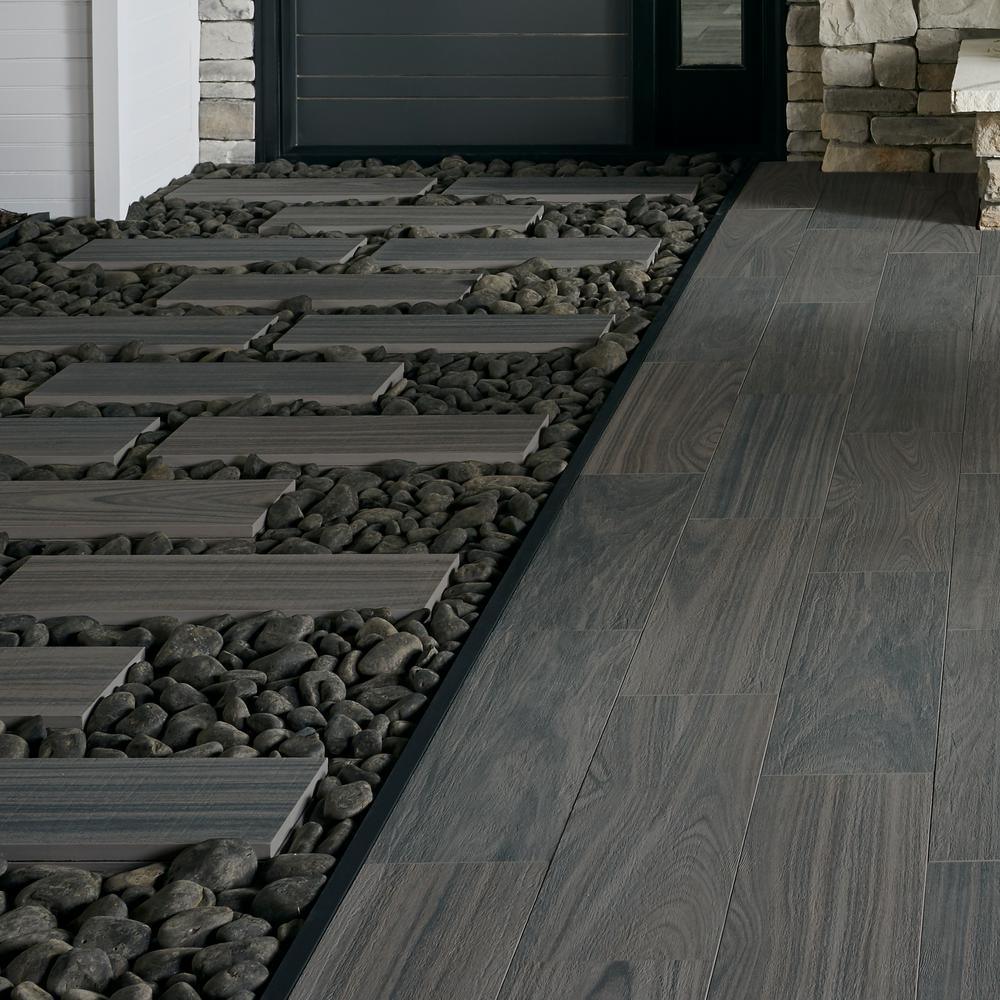 Ebano Ironwood 24 in. x 8 in. x 0.75 in. Brown Porcelain Paver Tile (319.20 Sq. Ft./Pallet) - Super Arbor