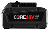Bosch CORE18V 6.3Ah Lithium-Ion Power Tool Battery, 18-Volt (1-Pack)