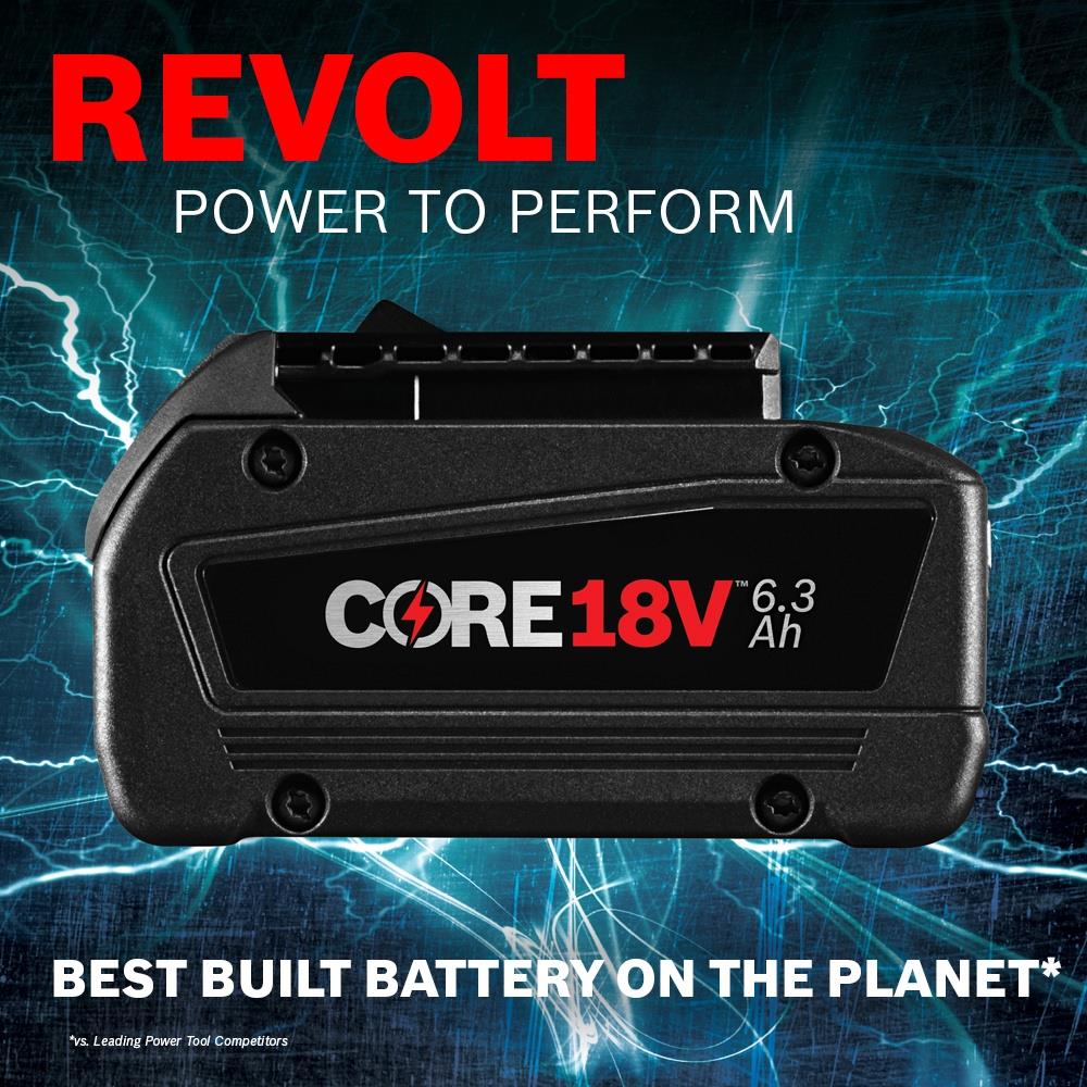 Bosch CORE18V 6.3Ah Lithium-Ion Power Tool Battery, 18-Volt (1-Pack)