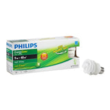 Philips 40-Watt Equivalent Spiral CFL Light Bulb Soft White (4-Pack)