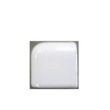 American Olean Bright White Ceramic Mud Cap Corner Tile (2-in x 2-in) - Super Arbor