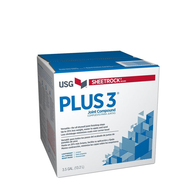 SHEETROCK Brand Plus 3-Gallon 24-Hours Set Time Premixed Lightweight Drywall Joint Compound