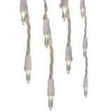 GE StayBright 300-Count Constant White Mini LED Plug-In Christmas Icicle Lights