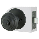 Madrid Matte Black Bed and Bath Door Knob - Super Arbor