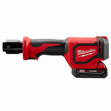 Milwaukee M18 18-Volt Cordless Short Throw PEX Press Tool Kit with (3) Viega PureFlow Jaws, (2) 2.0Ah Batteries & Charger