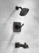 Delta Flynn Oil Rubbed Bronze 1-Handle Bathtub and Shower Faucet with Valve