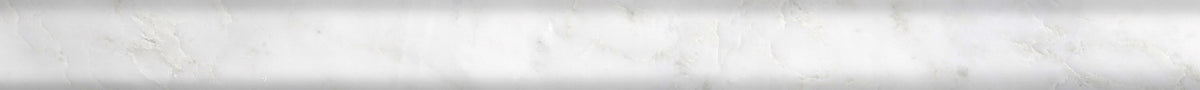 Emser WINTER FROST Natural Marble Pencil Liner Tile, Polished (1-in x 12-in)