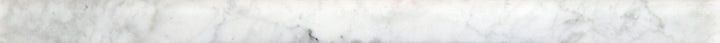 Emser Bianco Gioia Nantes Natural Stone Marble Pencil Liner Tile, Polished, 1-in x 12-in