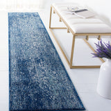 Safavieh Evoke Isla 2 x 5 ft Navy/Ivory Indoor Distressed/Overdyed Vintage Runner Rug