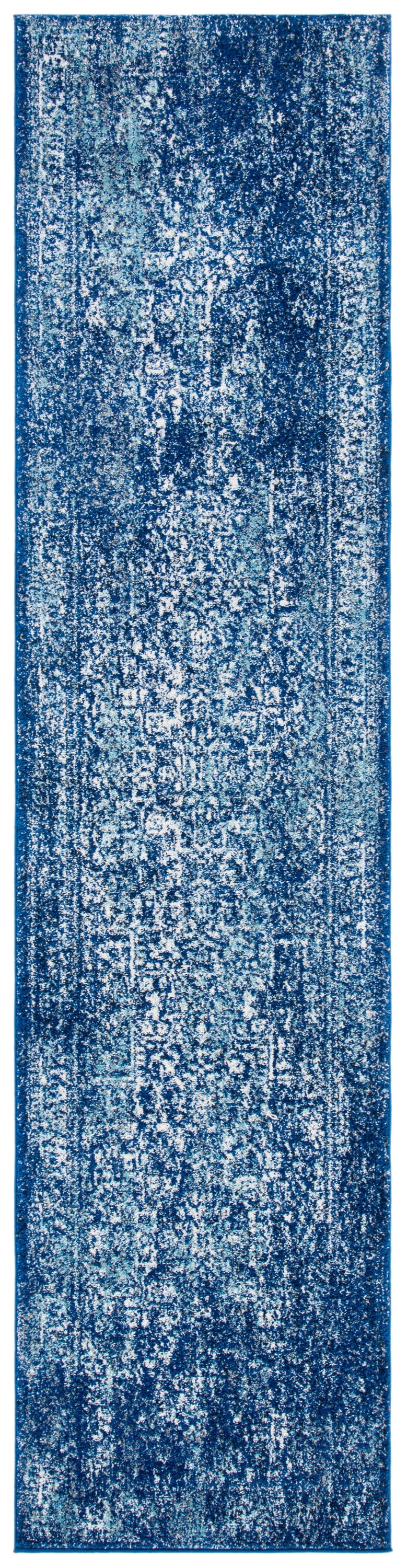 Safavieh Evoke Isla 2 x 5 ft Navy/Ivory Indoor Distressed/Overdyed Vintage Runner Rug