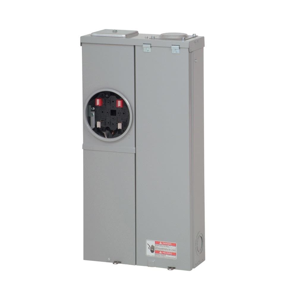 Eaton Type BR 200-Amp 4-space load center - interior view