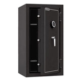 6.4 cu. ft. All Steel Burglary and Fire Safe with Electronic Lock, Hammered Grey - Super Arbor