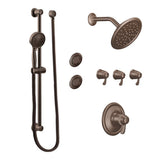 Moen Transitional Oil-Rubbed Bronze 2-Spray Shower Bar System (Valve Included)