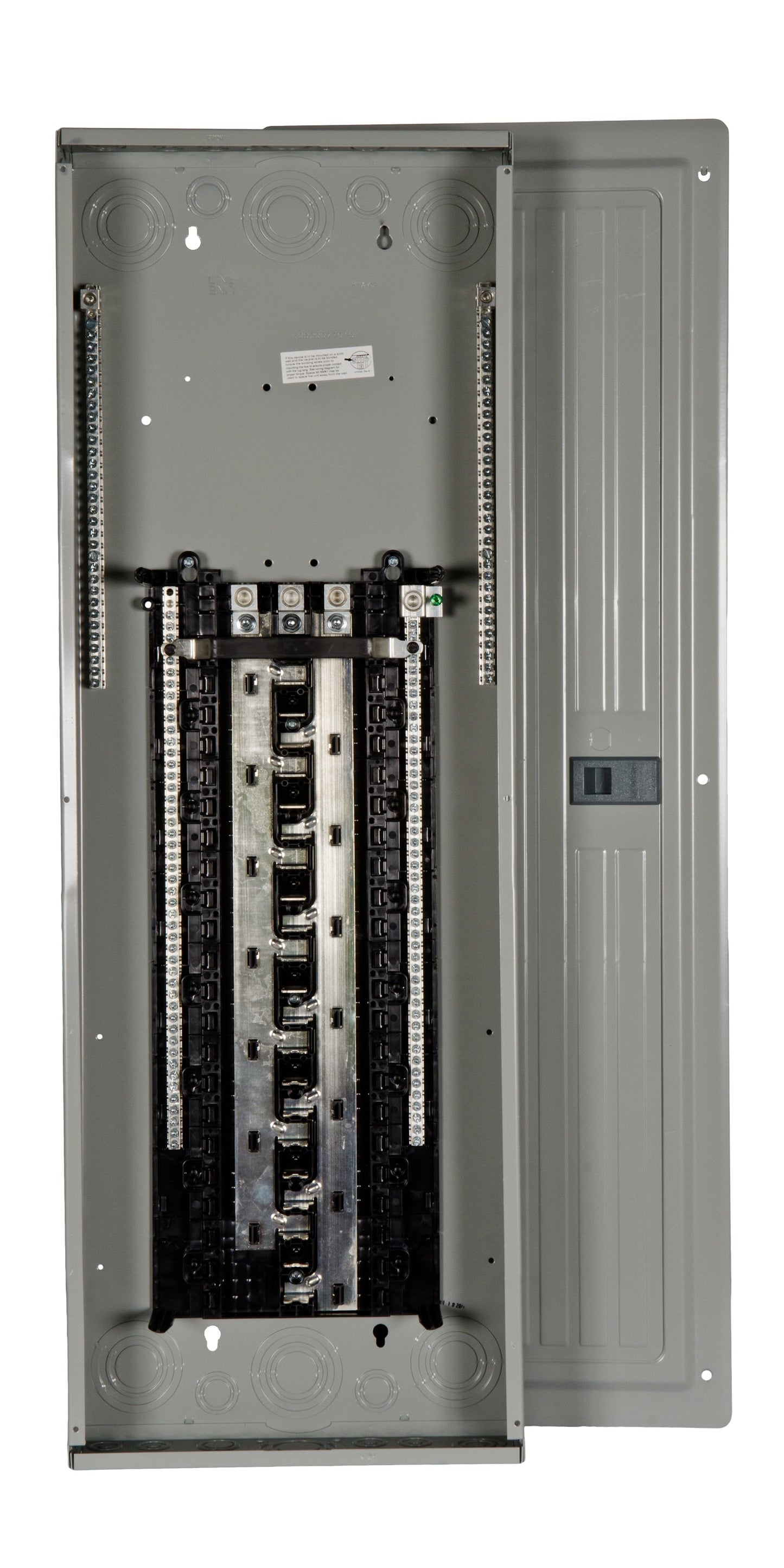 Siemens PL 225-Amp 42-space load center - front view