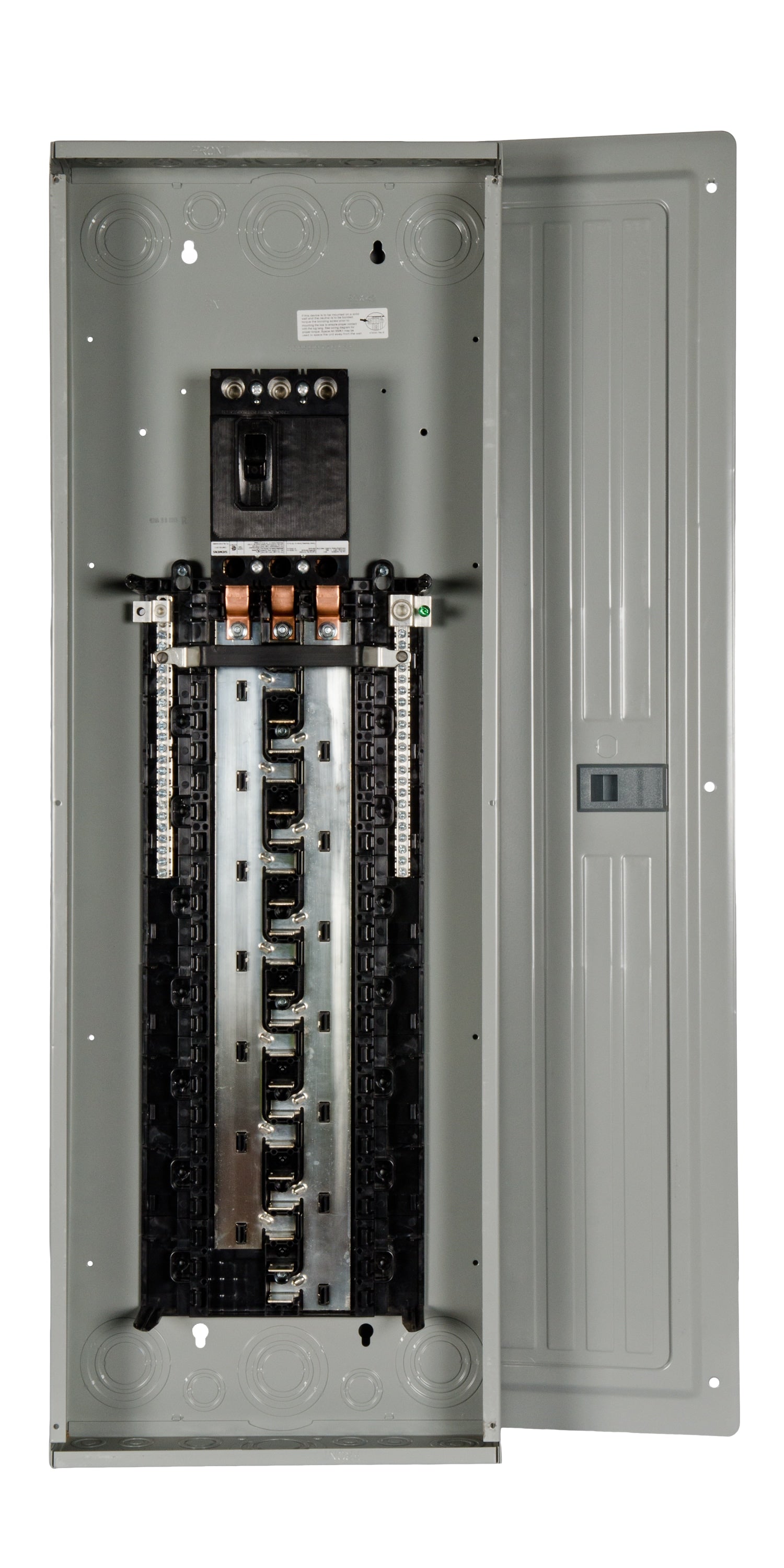 Siemens ES 225-Amp 42-space load center - front view