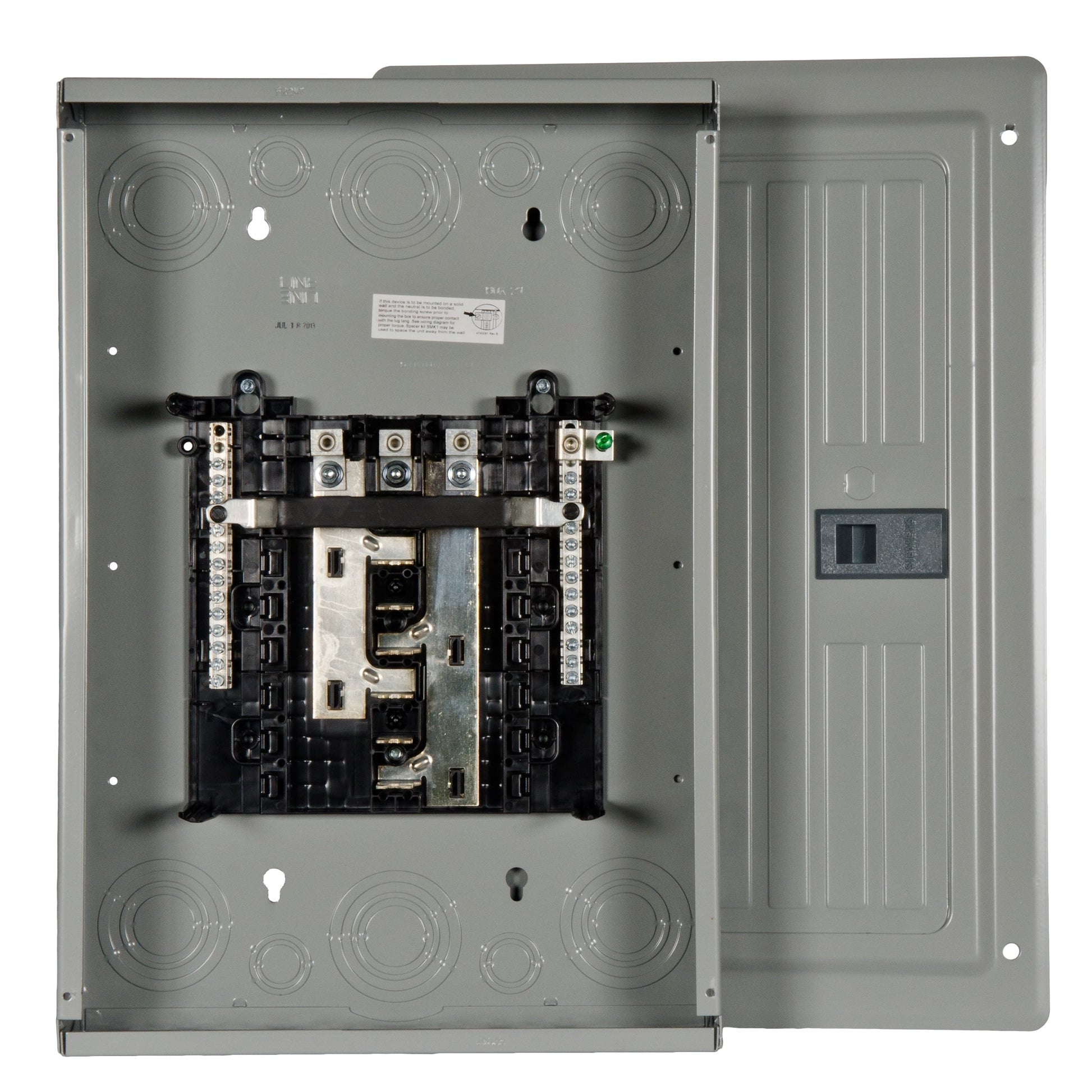 Siemens ES 125-Amp 12-space load center - front view