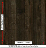 Armstrong Flooring Pickwick Landing II 12‑ft W Cut‑to‑Length Dark Umber Wood‑Look Low‑Gloss Sheet Vinyl