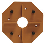 DeckWise Hardwood Deck tile connector brown 5.75-in Brown Hidden Deck Fastener