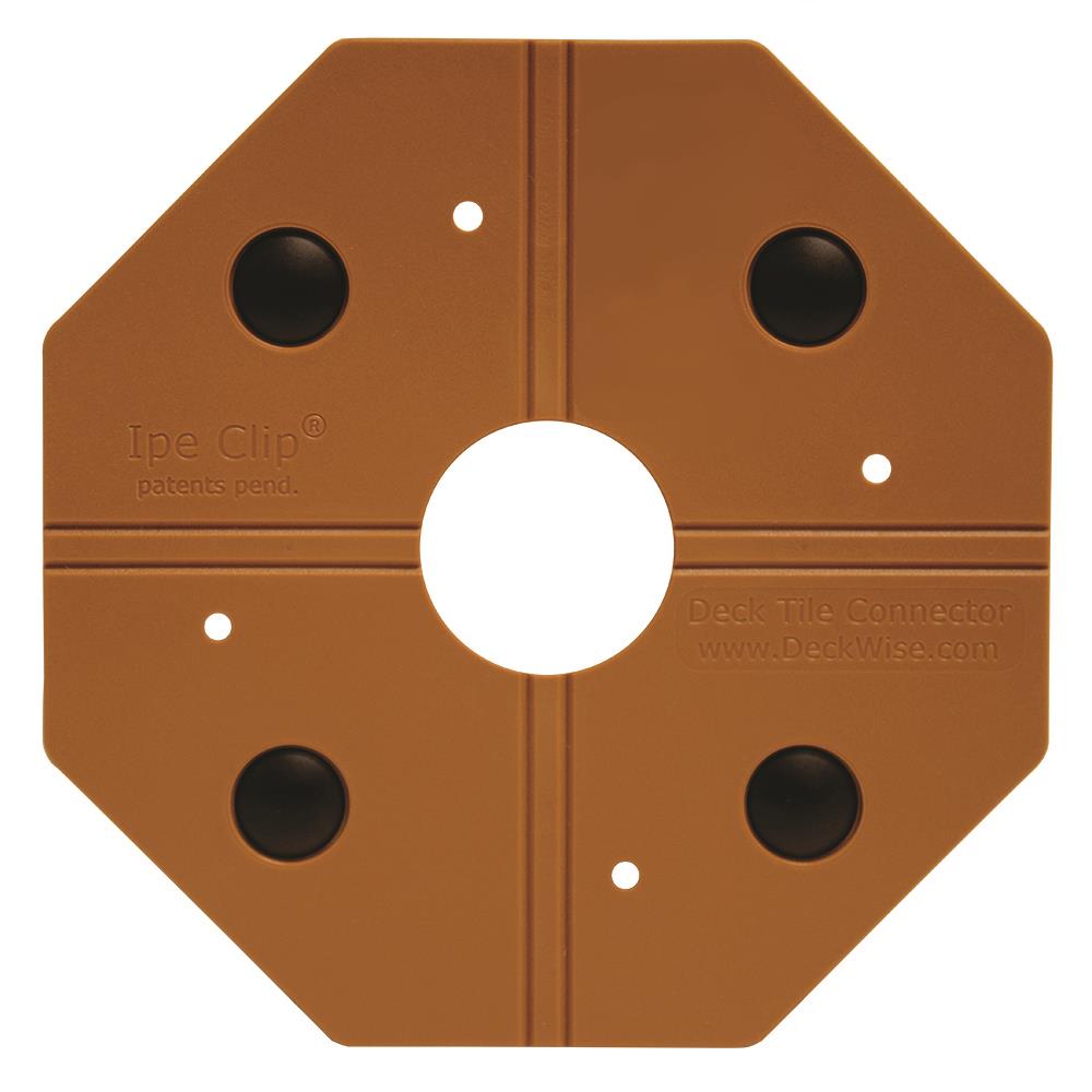 DeckWise Hardwood Deck tile connector brown 5.75-in Brown Hidden Deck Fastener