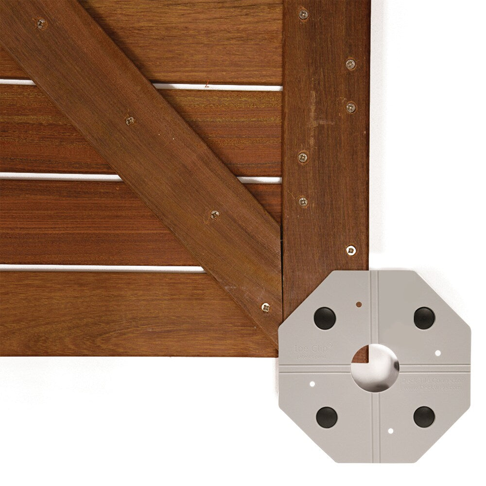 DeckWise Hardwood Deck tile connector gray 5.75-in Grey Hidden Deck Fastener
