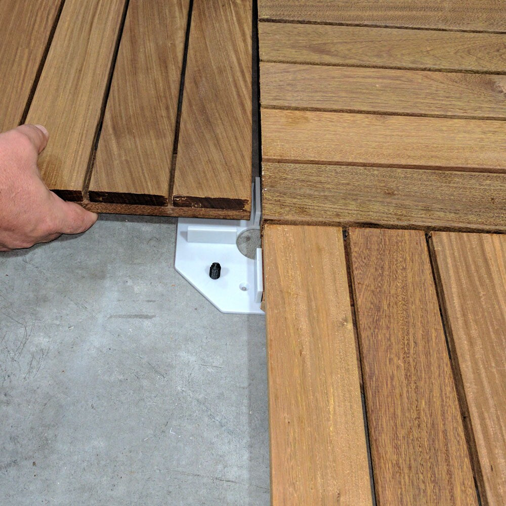 DeckWise Hardwood Deck tile connector gray 5.75-in Grey Hidden Deck Fastener