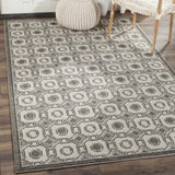 Safavieh Oka 4 x 6 Ivory/Gray Indoor/Outdoor Geometric Area Rug