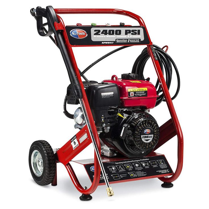 All Power 2400 PSI 2.5 GPM Gas Powered Pressure Washer
