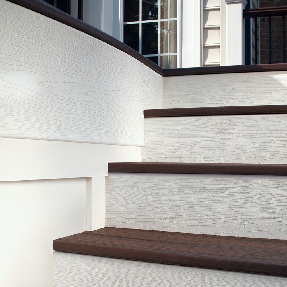 Trex Universal Composite White Fascia Deck Board (Actual Size: 0.56-in x 7.25-in)