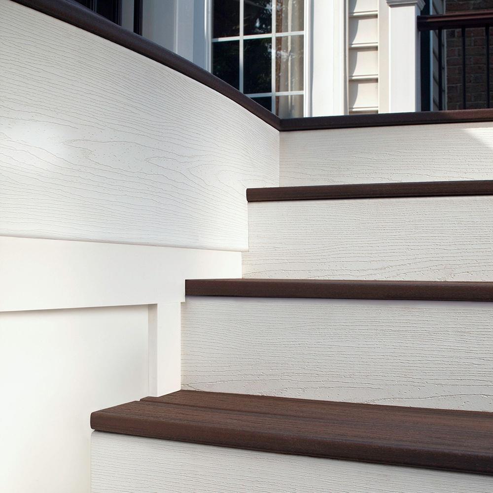 Trex Universal 1-in x 11-in x 12-ft Composite White Fascia Deck Board (Actual Size, 0.56-in x 11.375-in)