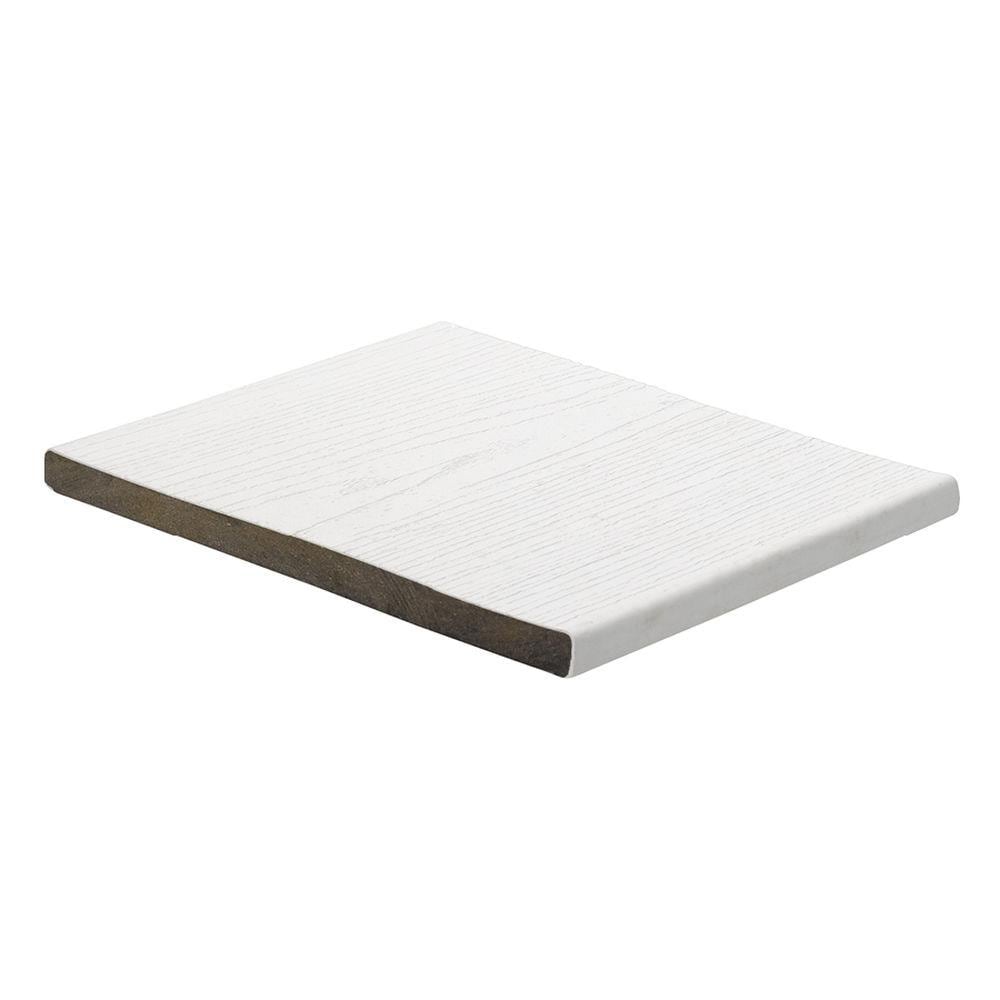 Trex Universal 1-in x 11-in x 12-ft Composite White Fascia Deck Board (Actual Size, 0.56-in x 11.375-in)
