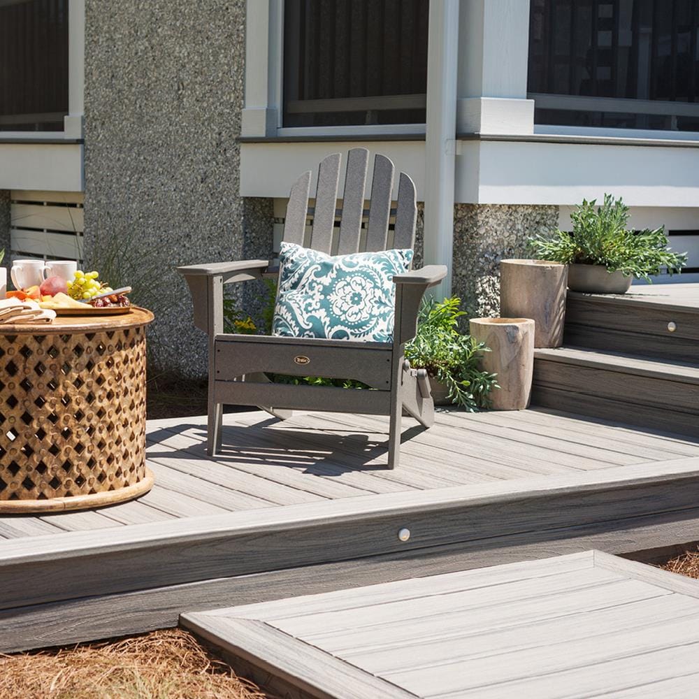 Trex Transcend 2-in x 6-in Island Mist Square Composite Deck Board (32-Pack)