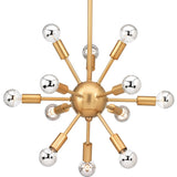 Progress Lighting Ion 12-Light Brushed Bronze Transitional Chandelier