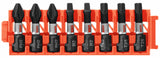 Bosch Custom Case 8-Piece 1/4-in x 1-in Phillips/Square/Torx Impact Driver Bit Set