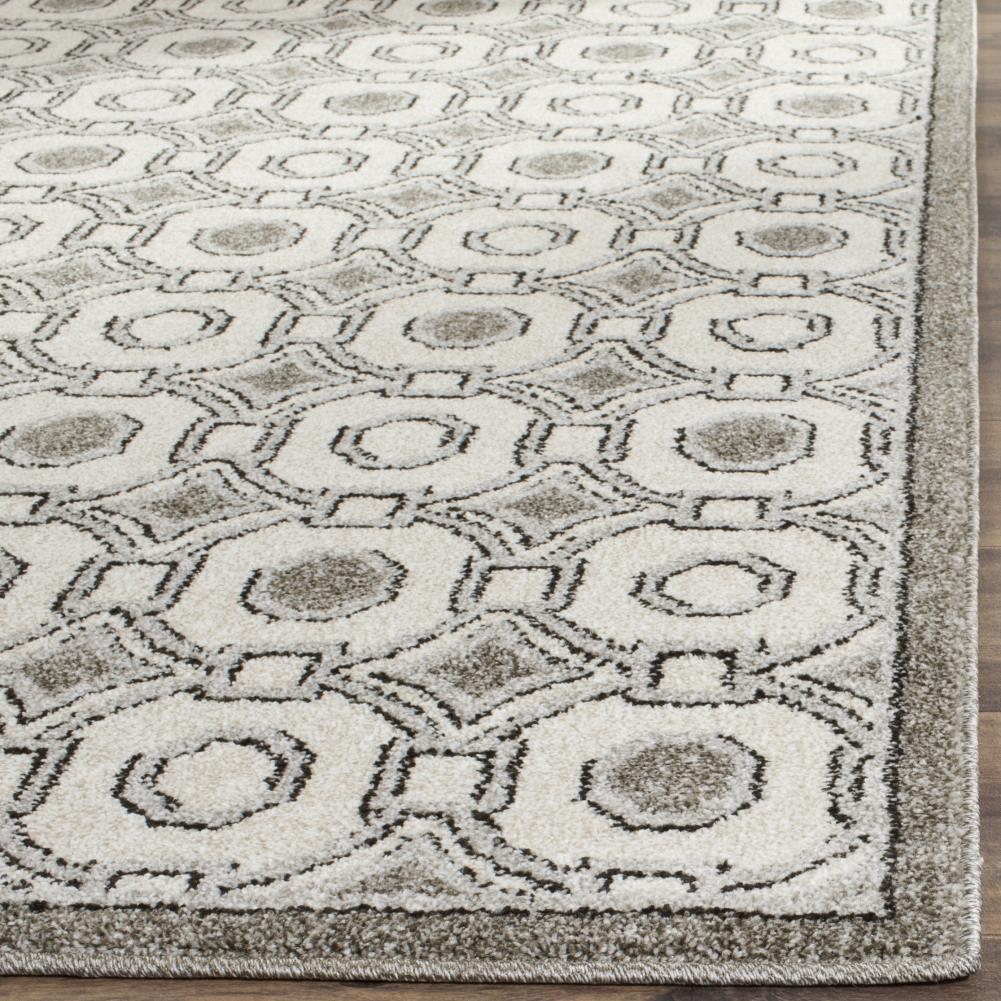 Safavieh Oka 4 x 6 Ivory/Gray Indoor/Outdoor Geometric Area Rug