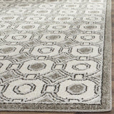 Safavieh Oka 4 x 6 Ivory/Gray Indoor/Outdoor Geometric Area Rug
