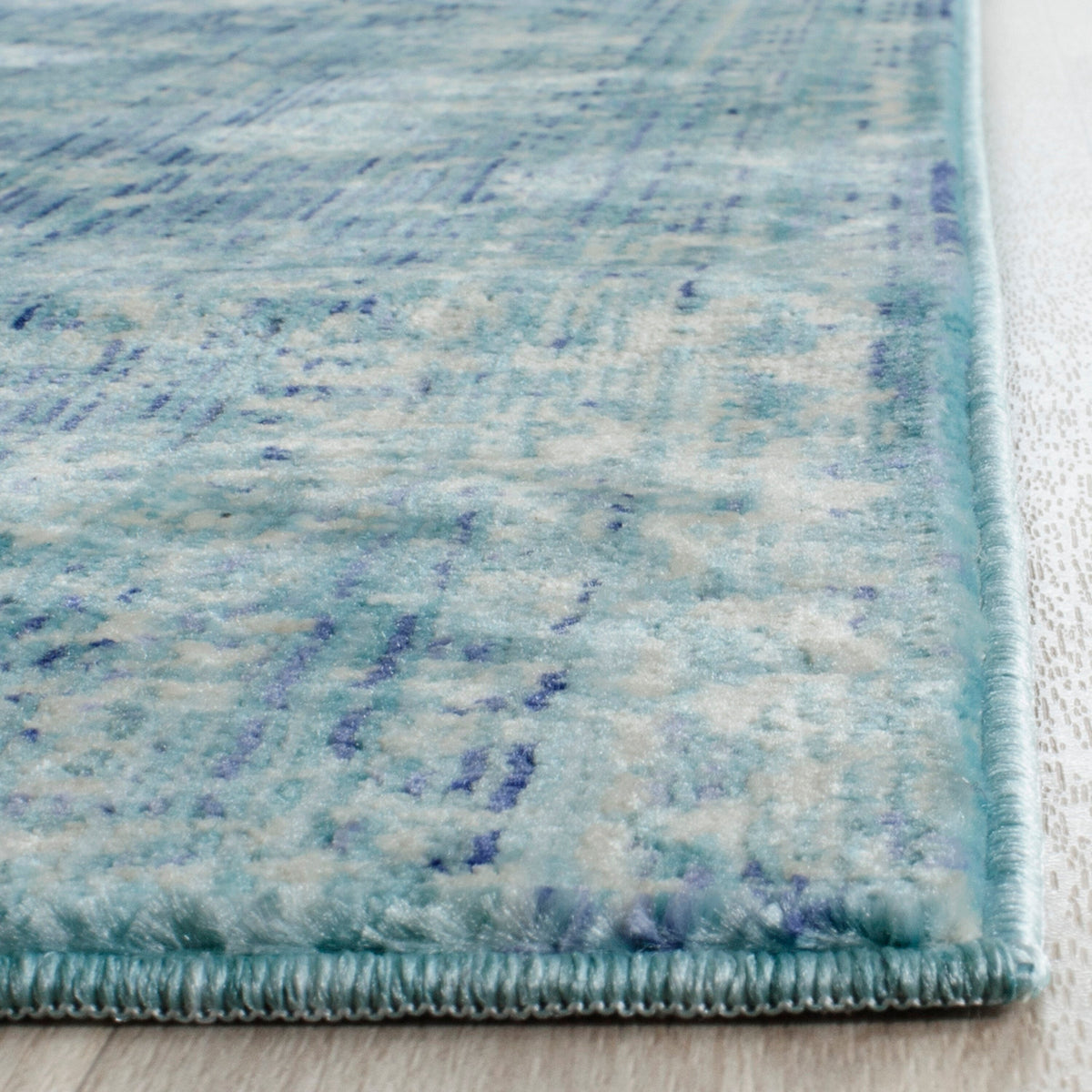 Safavieh Valencia Konye 2 x 6 Blue/Multi Indoor Abstract Vintage Runner