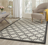 Safavieh Moroccan 6 x 9 Ivory/Anthracite Indoor Trellis Area Rug