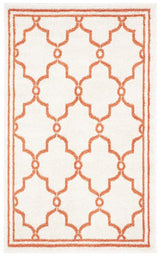 Safavieh Marion 3 x 4 Beige/Orange Indoor/Outdoor Trellis Throw Rug